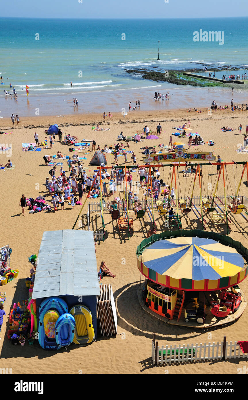 Broadstairs, Kent, England, UK. Viking Bay Stock Photo Alamy