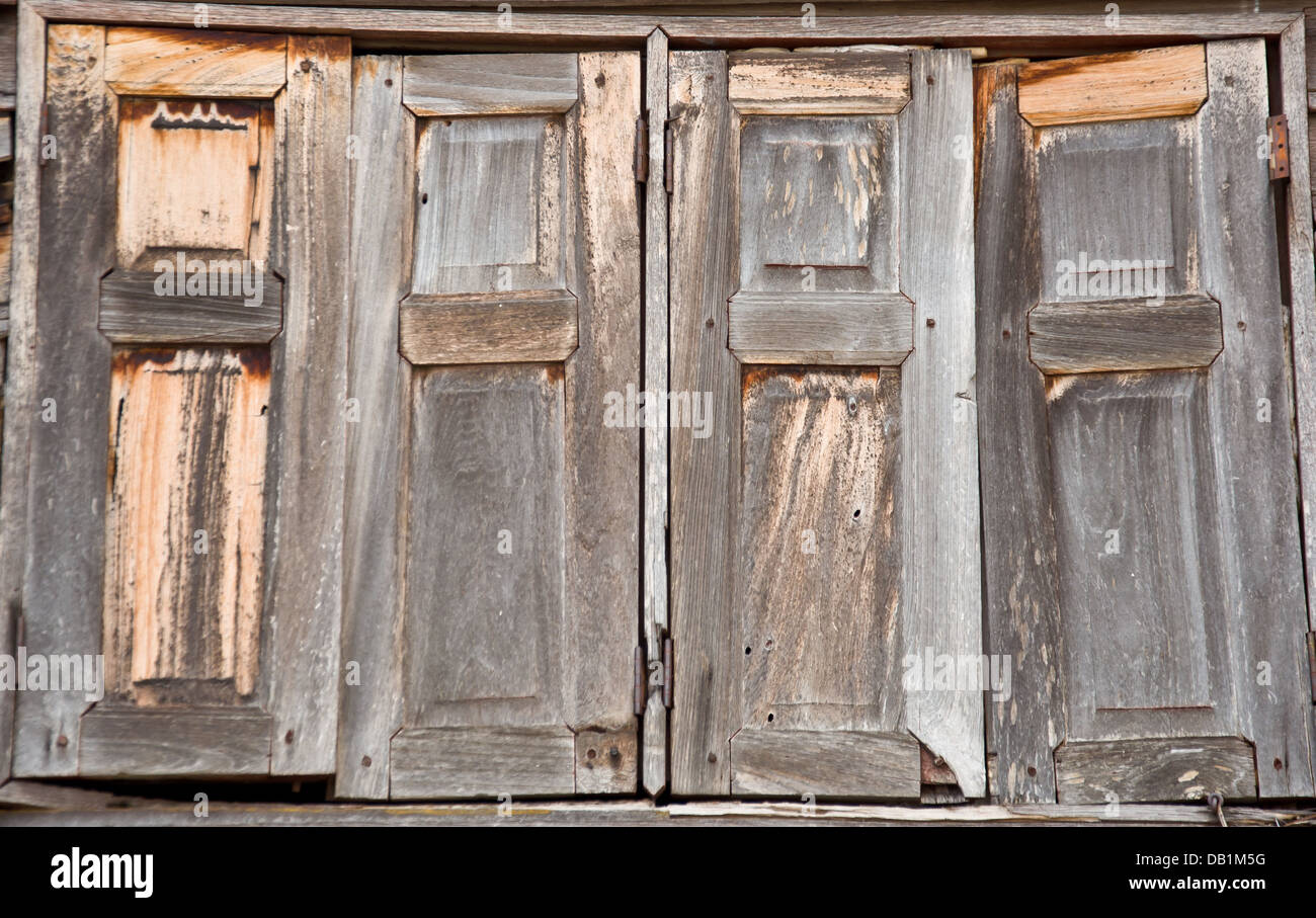 old wood window background Stock Photo - Alamy