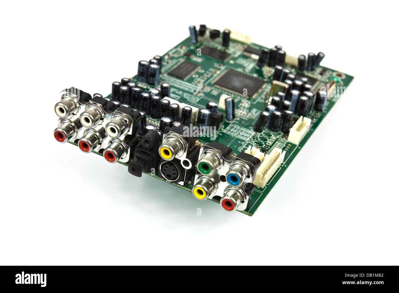 Board with chips, integrated circuits, semiconductors used in electronics Stock Photo Alamy