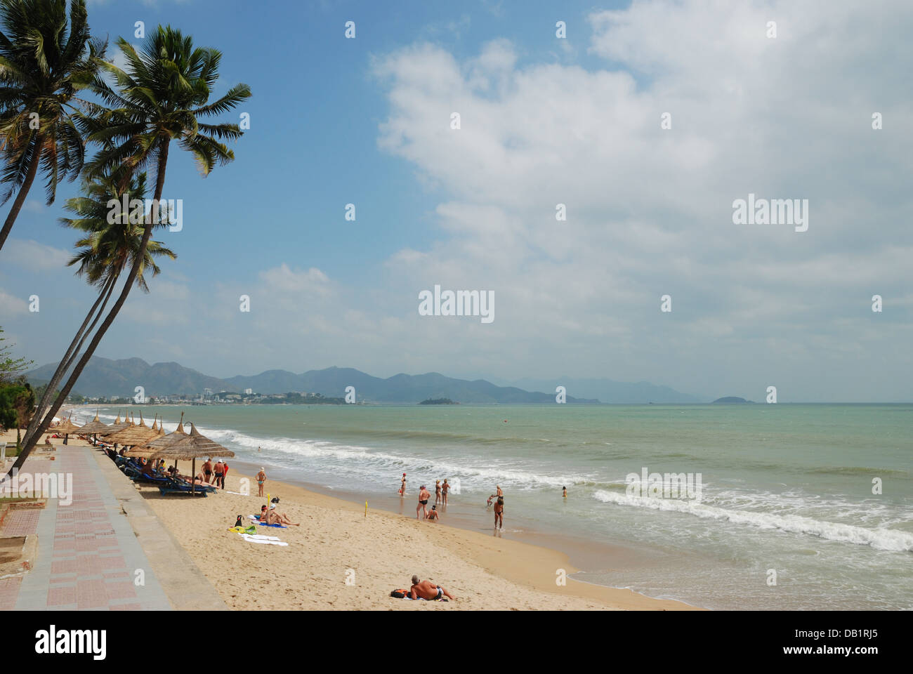 The beach at Nha Trang, Vietnam Stock Photo - Alamy