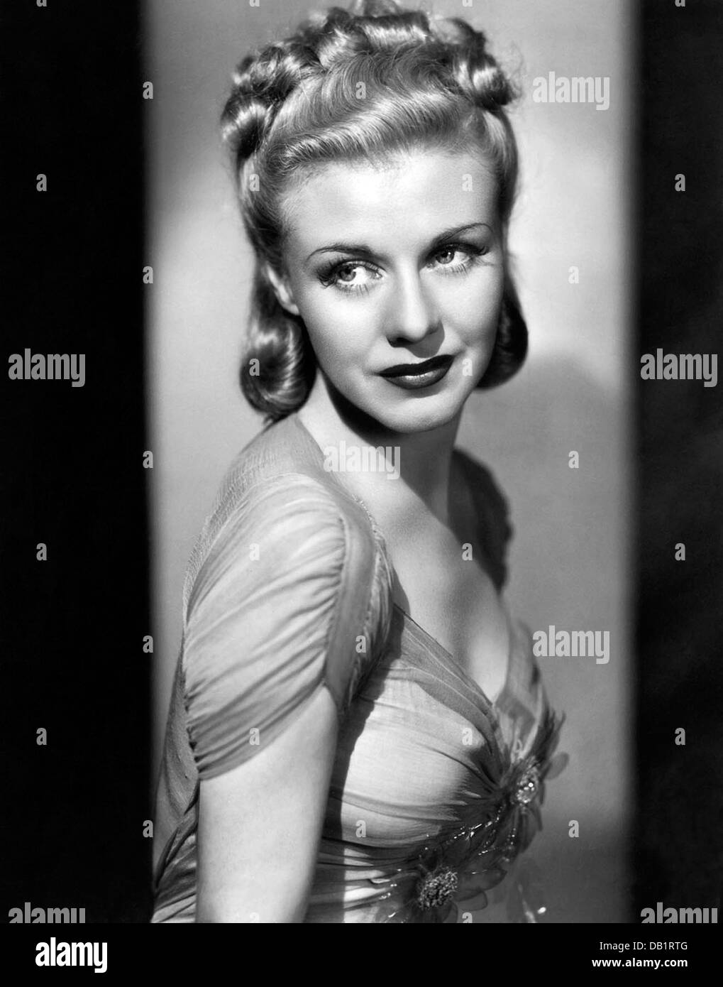 GINGER ROGERS (1911-1995) at the time of shooting the RKO film Stage Door in 1937 Stock Photo