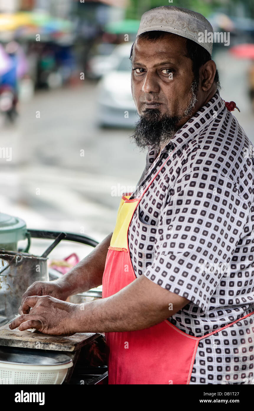 Street cook Stock Photo