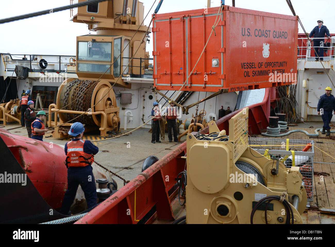 PORT CLARENCE, Alaska The crew of the U.S. Coast Guard Cutter SPAR