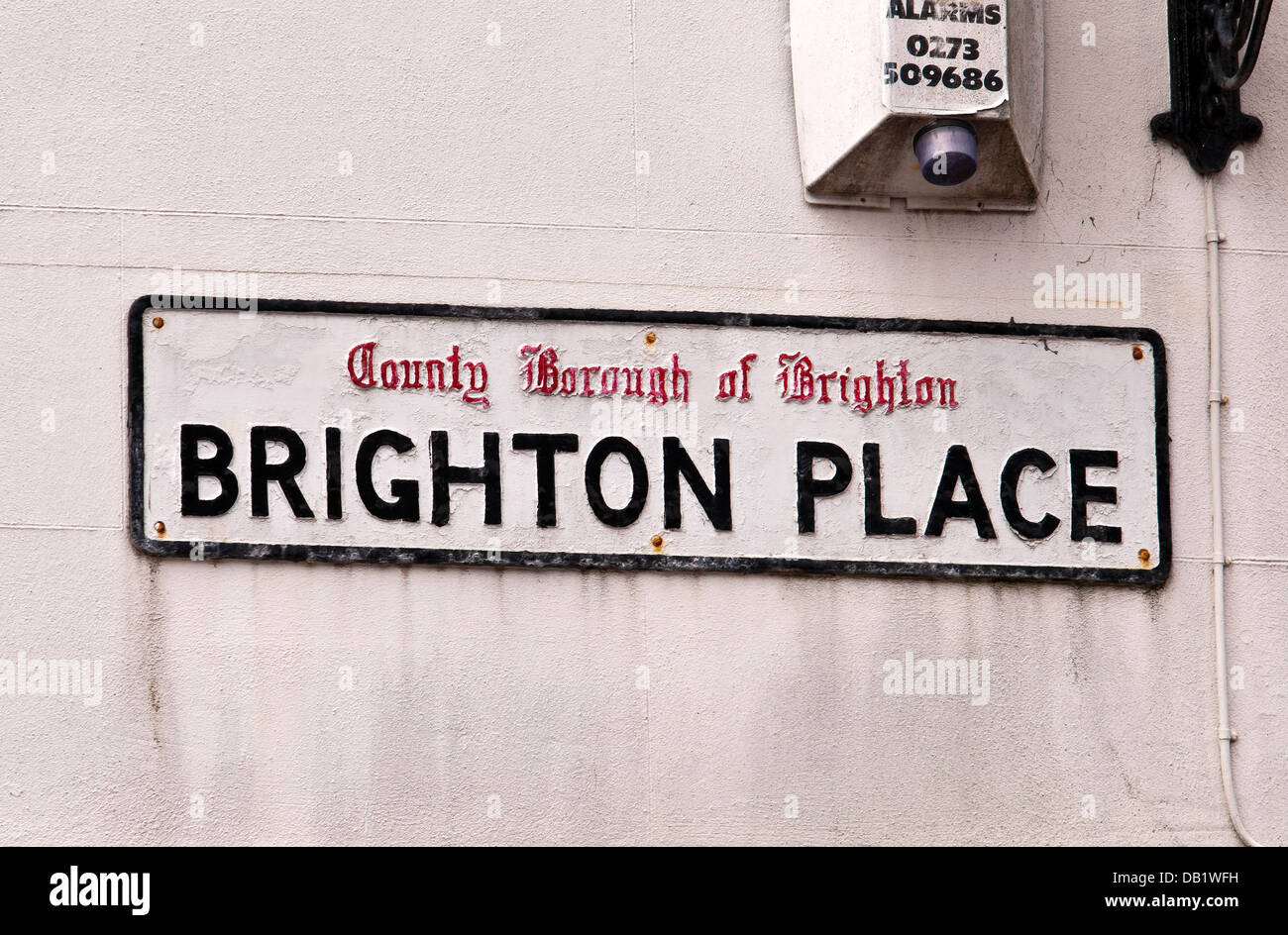 Brighton Place Street Sign, Brighton, Britain Stock Photo Alamy