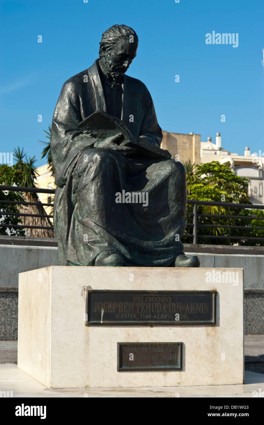 Josef Ben Yehuda Ibn Philosopher ( Ceuta 1160-Alepo 1226 ) Ceuta . North Africa. Stock Photo