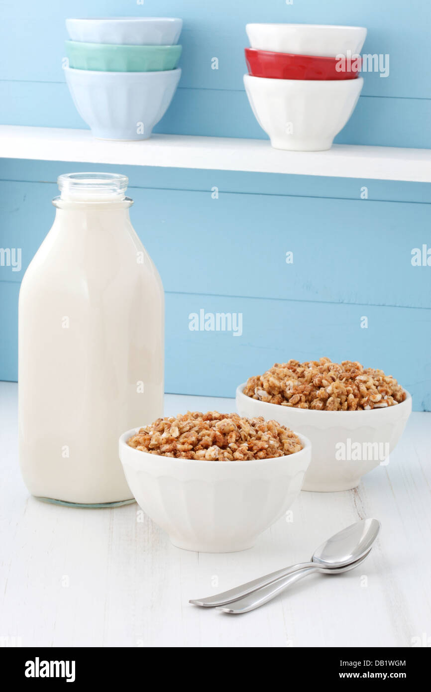 Delicious and healthy crunchy oats cereal, popular around the world