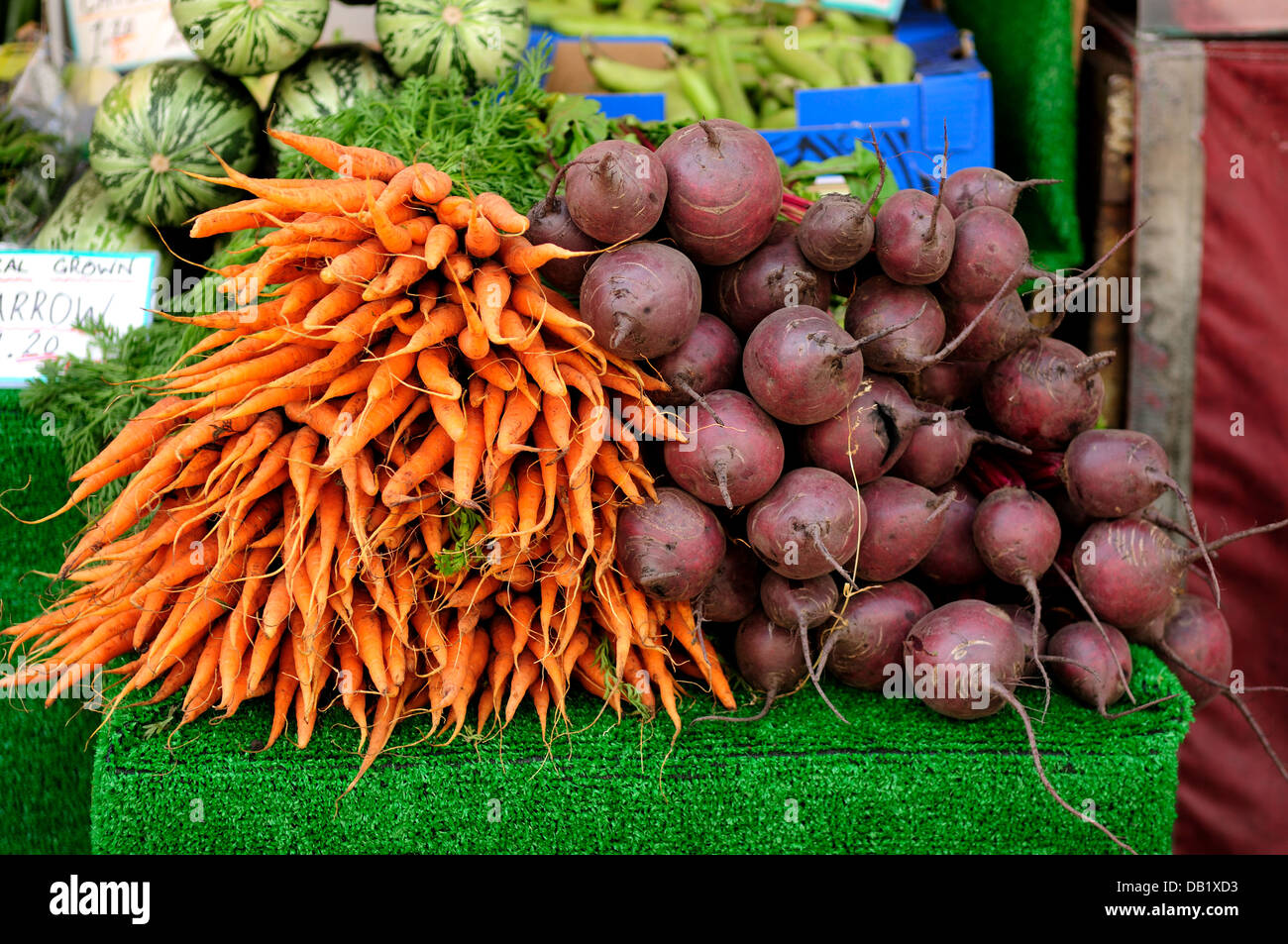 Cambridge Fruit and Vegetable Market Stock Photo Alamy