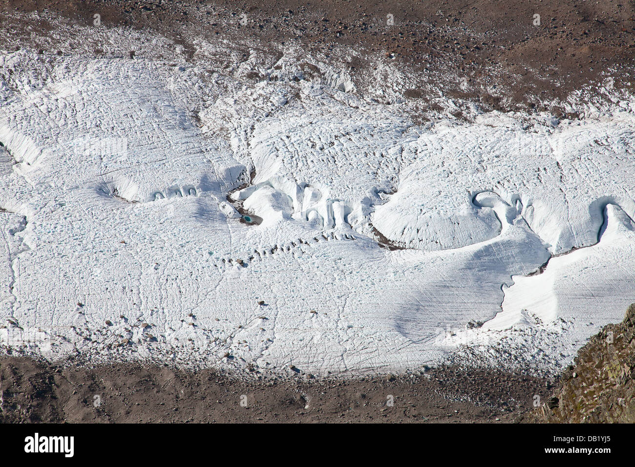 Melting glaciers in the swiss alps Stock Photo - Alamy
