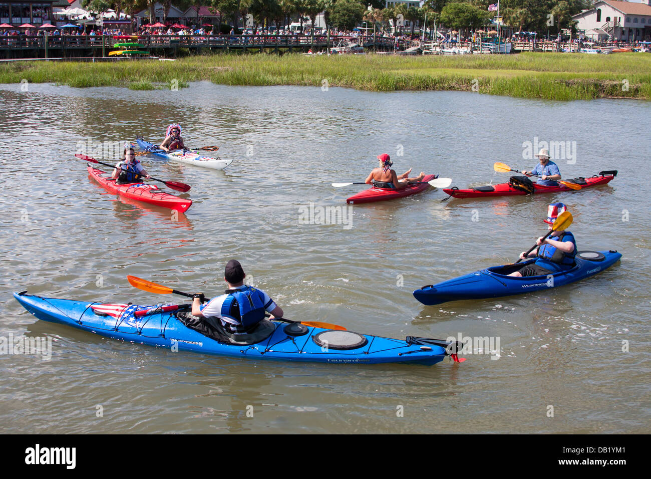People Kayaking In The Ocean Stock Photo Alamy
