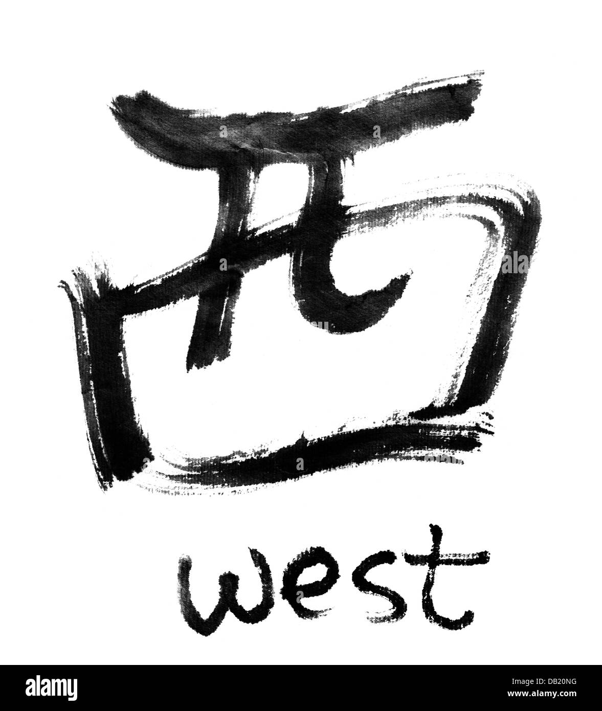 west Stock Photo
