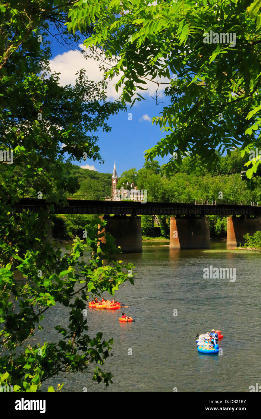 Tubing on Potomac River, Harpers Ferry National Historic Park, Sandy