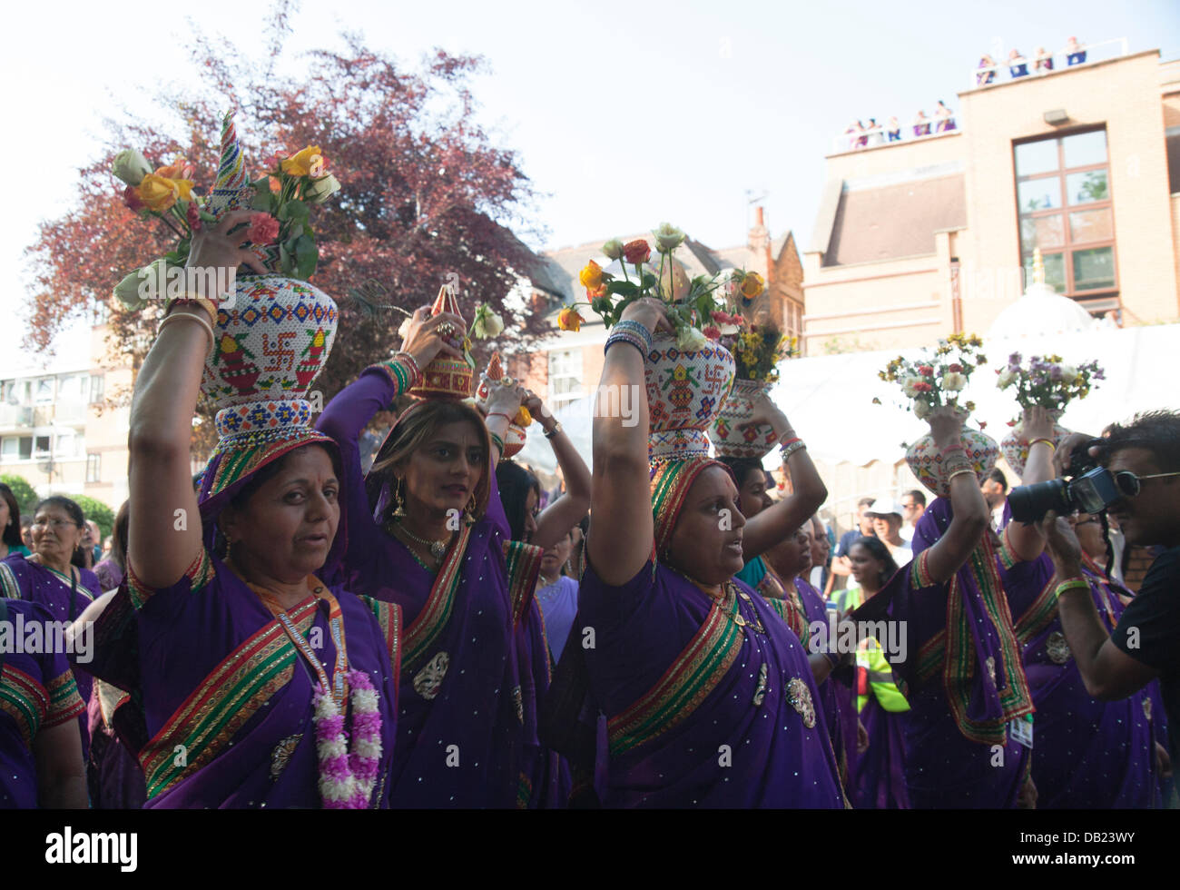London, UK. 21st July, 2013. Ghanshyam Mahotsav Silver Jubilee Festival