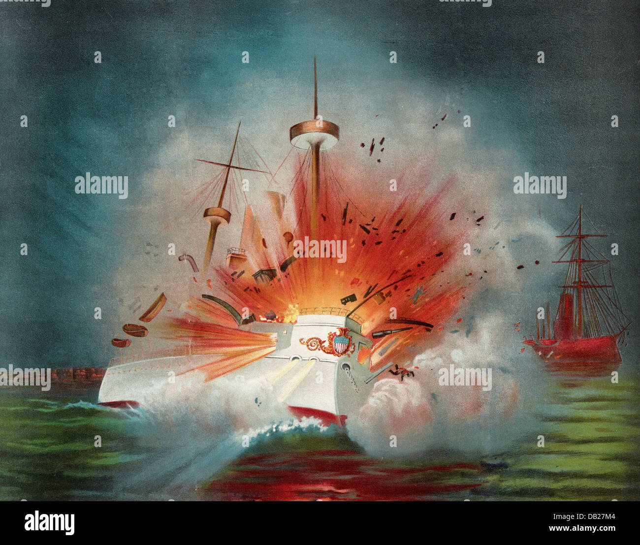 cruise ship explodes in maine