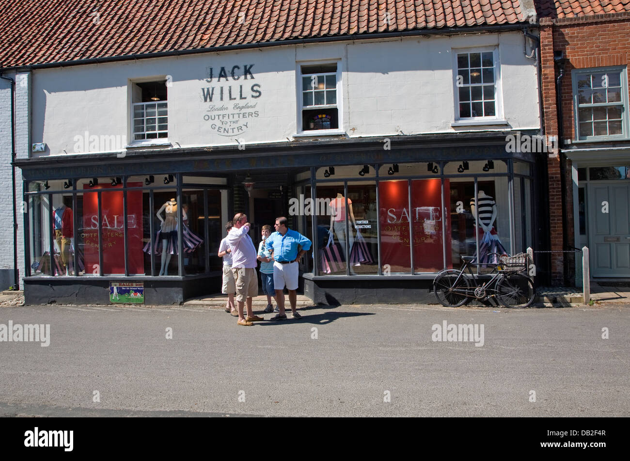 Jack Wills shop Burnham Market, Norfolk, England Stock Photo