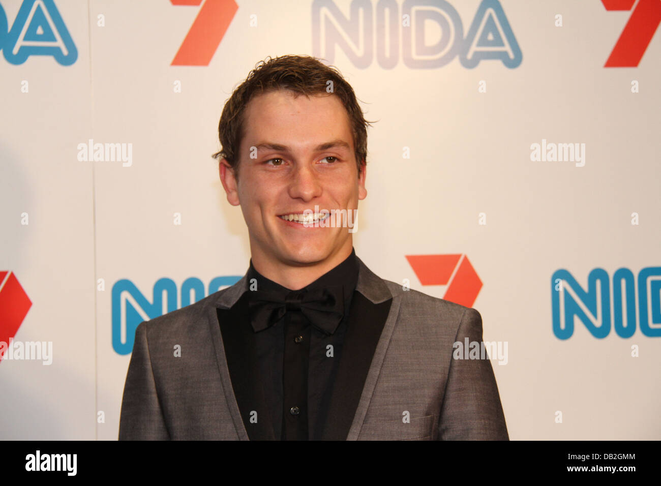 Jake Speer arrives on the red carpet for the annual NIDA Foundation Trust Gala in Sydney, Australia. Stock Photo