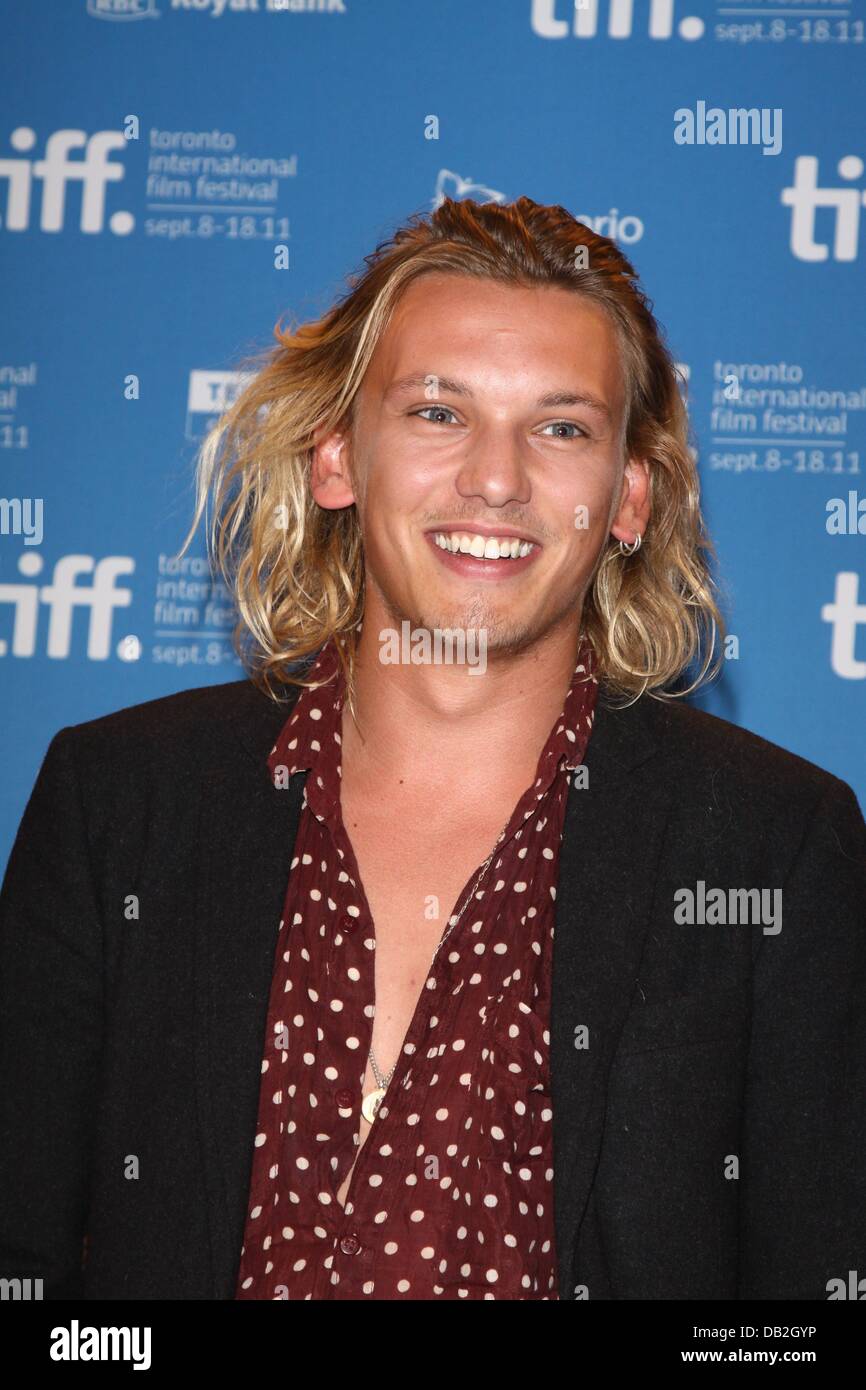 British actor Jamie Campbell Bower attends the press conference of 'Anonymous' during the Toronto International Film Festival, TIFF, at Bell Lightbox in Toronto, Canada, on 11 September 2011. Photo: Hubert Boesl Stock Photo