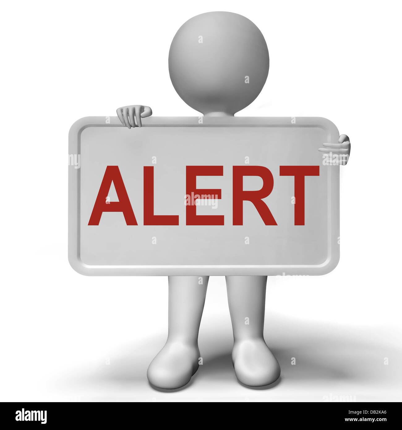 Alert Sign Meaning Notice Caution Or Advisory Stock Photo Alamy