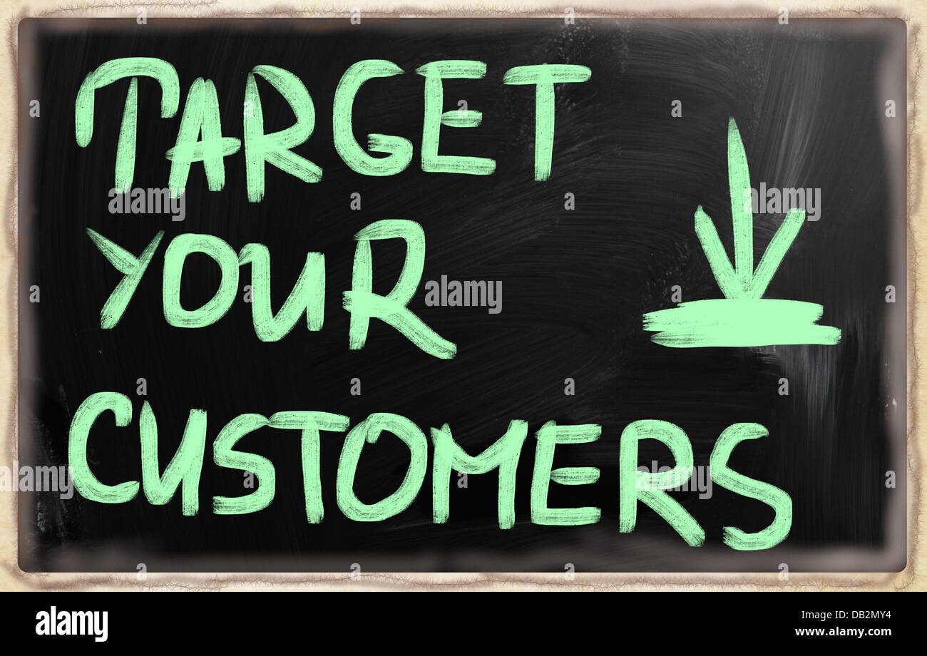 Target Your Customers Stock Photo Alamy Target Your Customers Stock Photo Alamy
