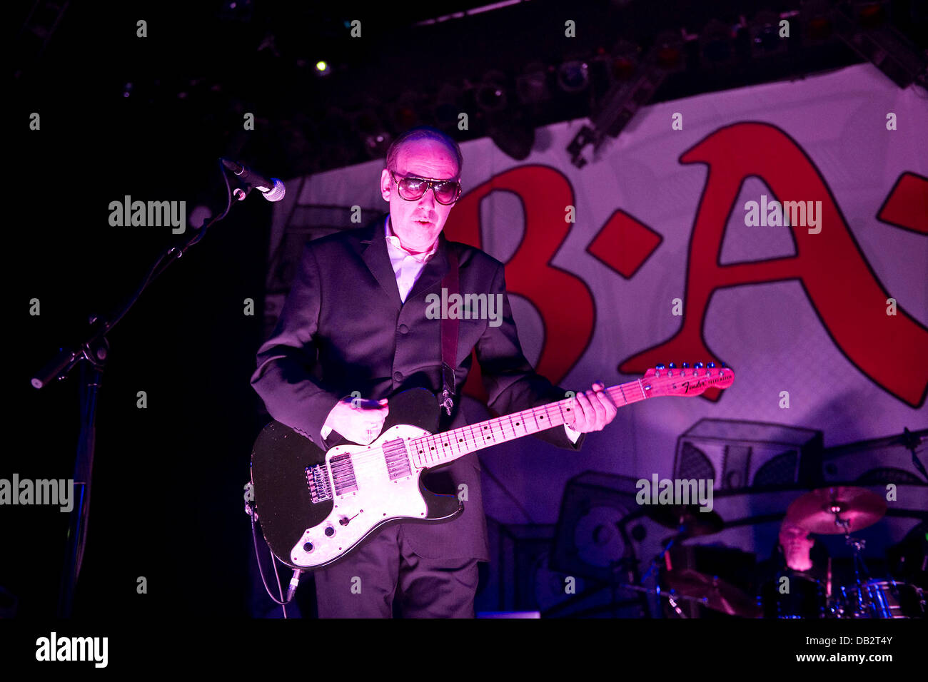 Mick Jones of Big Audio Dynamite performing live at Shepherds Bush