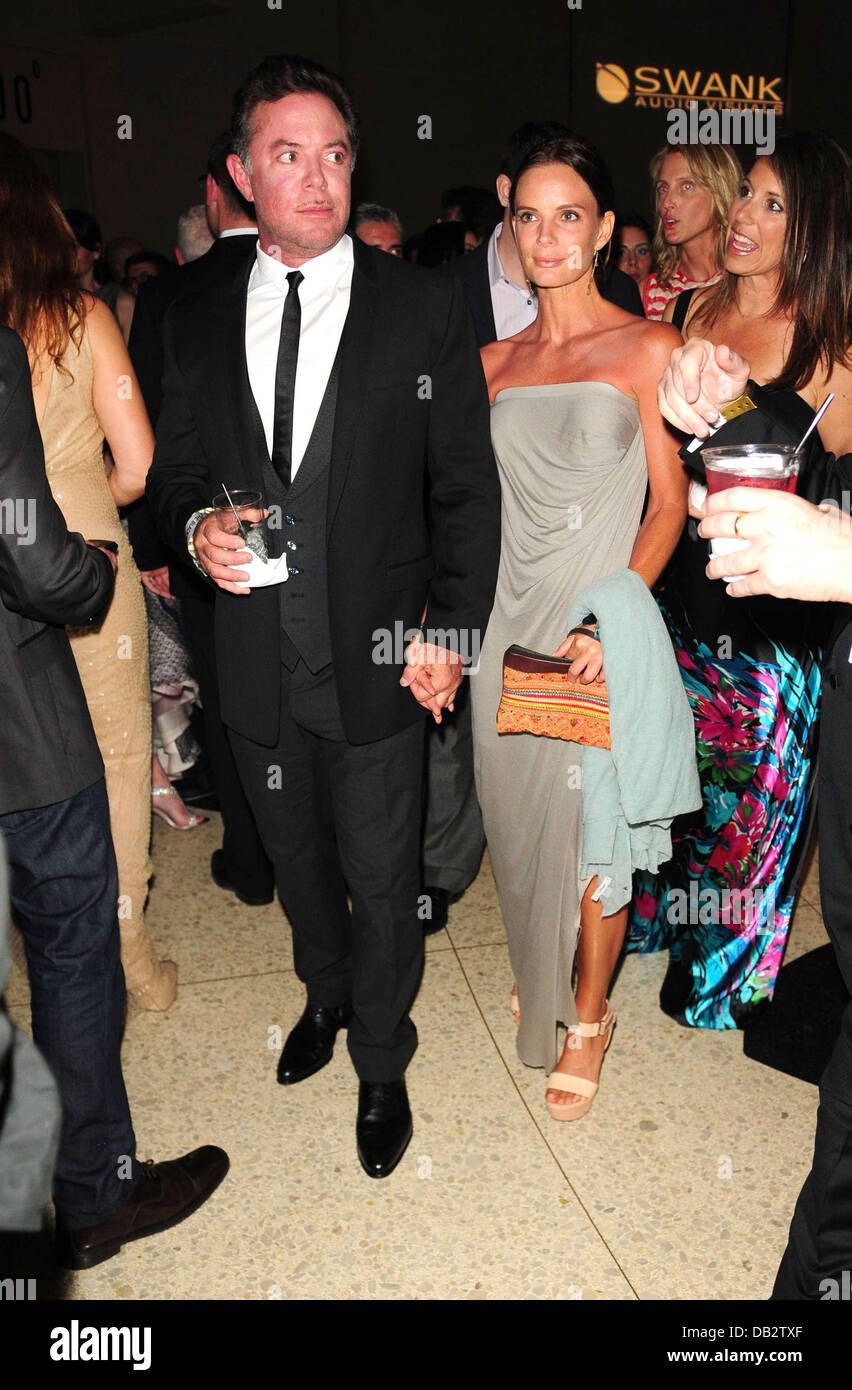 Shareef Malnik and Gabrielle Anwar The Blacks Annual Gala at Eden Roc Renaissance Beach Resort and Spa  Miami, Florida - 02.04.11 Stock Photo