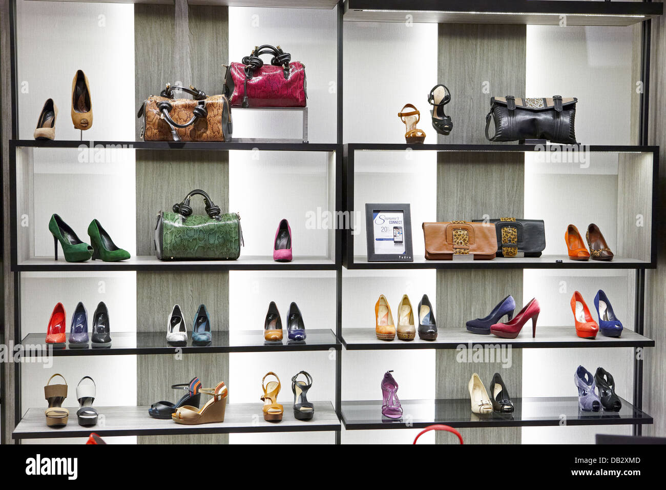 Premium AI Image  Luxury Bags and Shoes in Woman's Closet