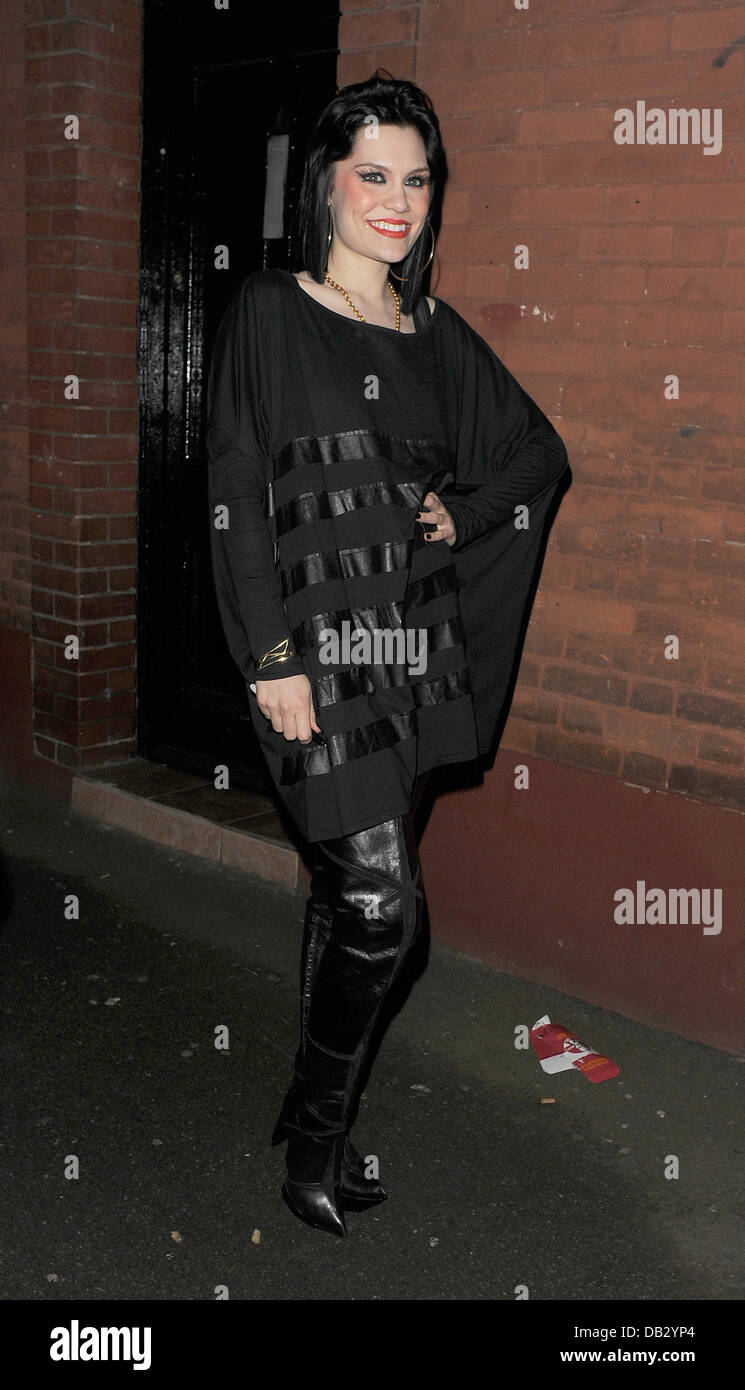 Jessie J aka Jessica Cornish, leaving the Shepherd's Bush Empire