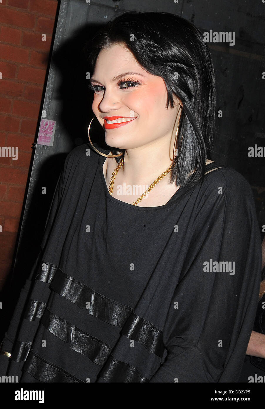 Jessie J aka Jessica Cornish, leaving the Shepherd's Bush Empire