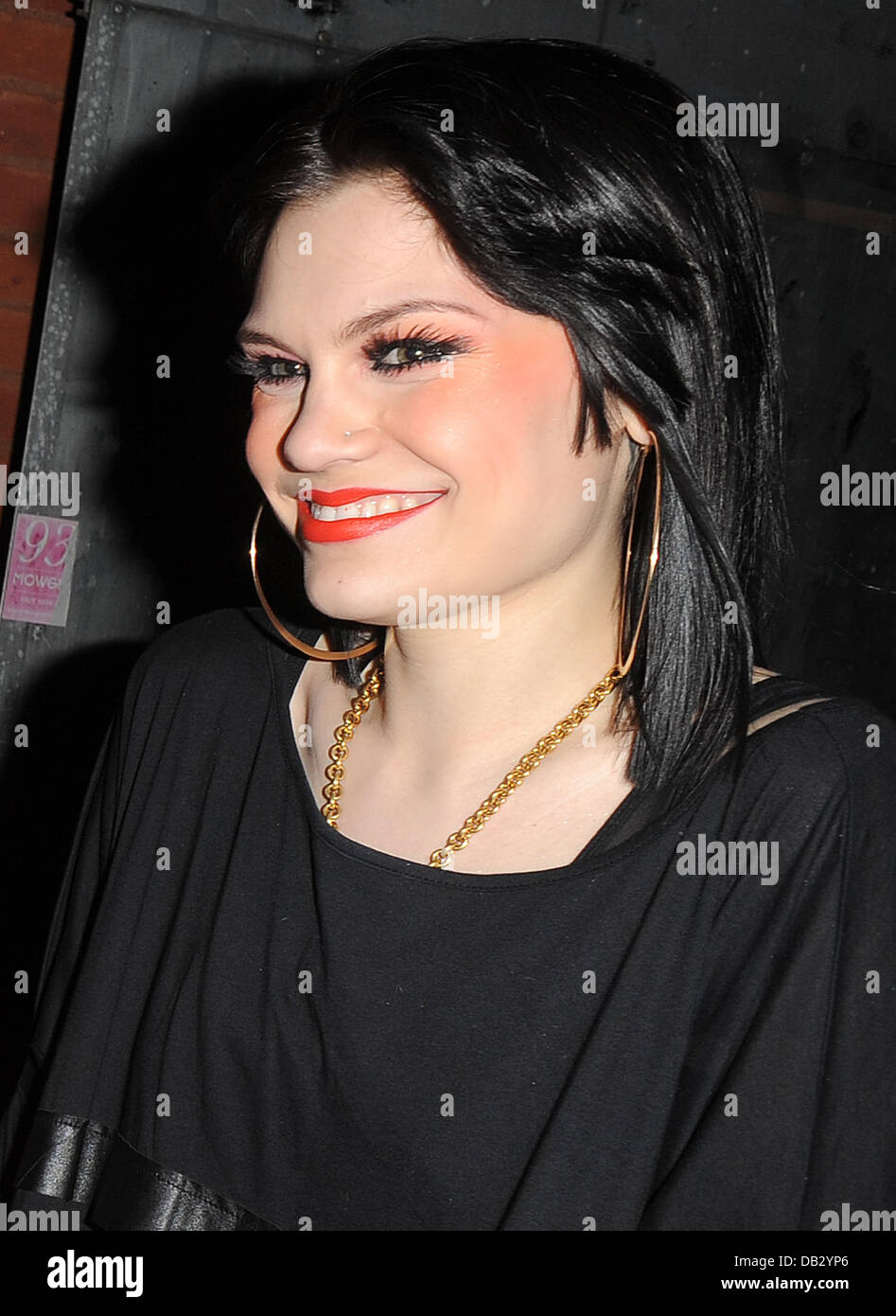 Jessie J aka Jessica Cornish, leaving the Shepherd's Bush Empire