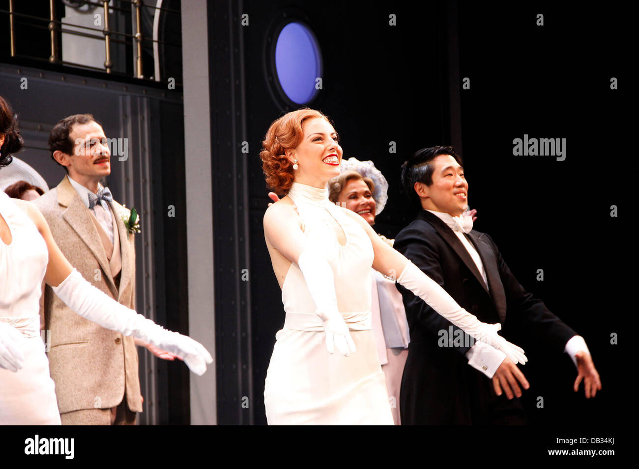 Cast Opening night of the Broadway musical production of 'Anything Goes ...