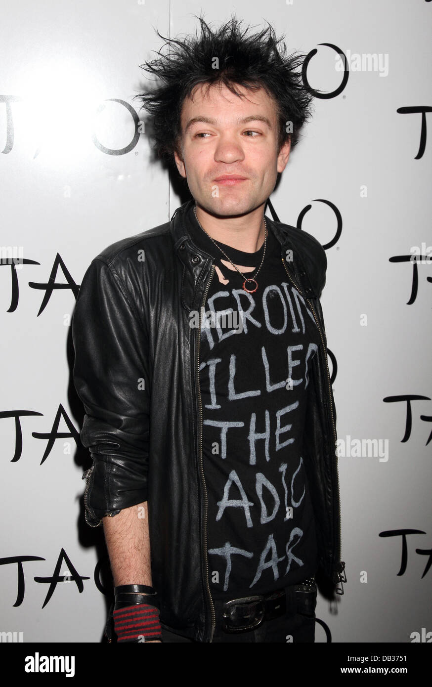 Deryck Whibley celebrates his birthday at TAO nightclub inside The