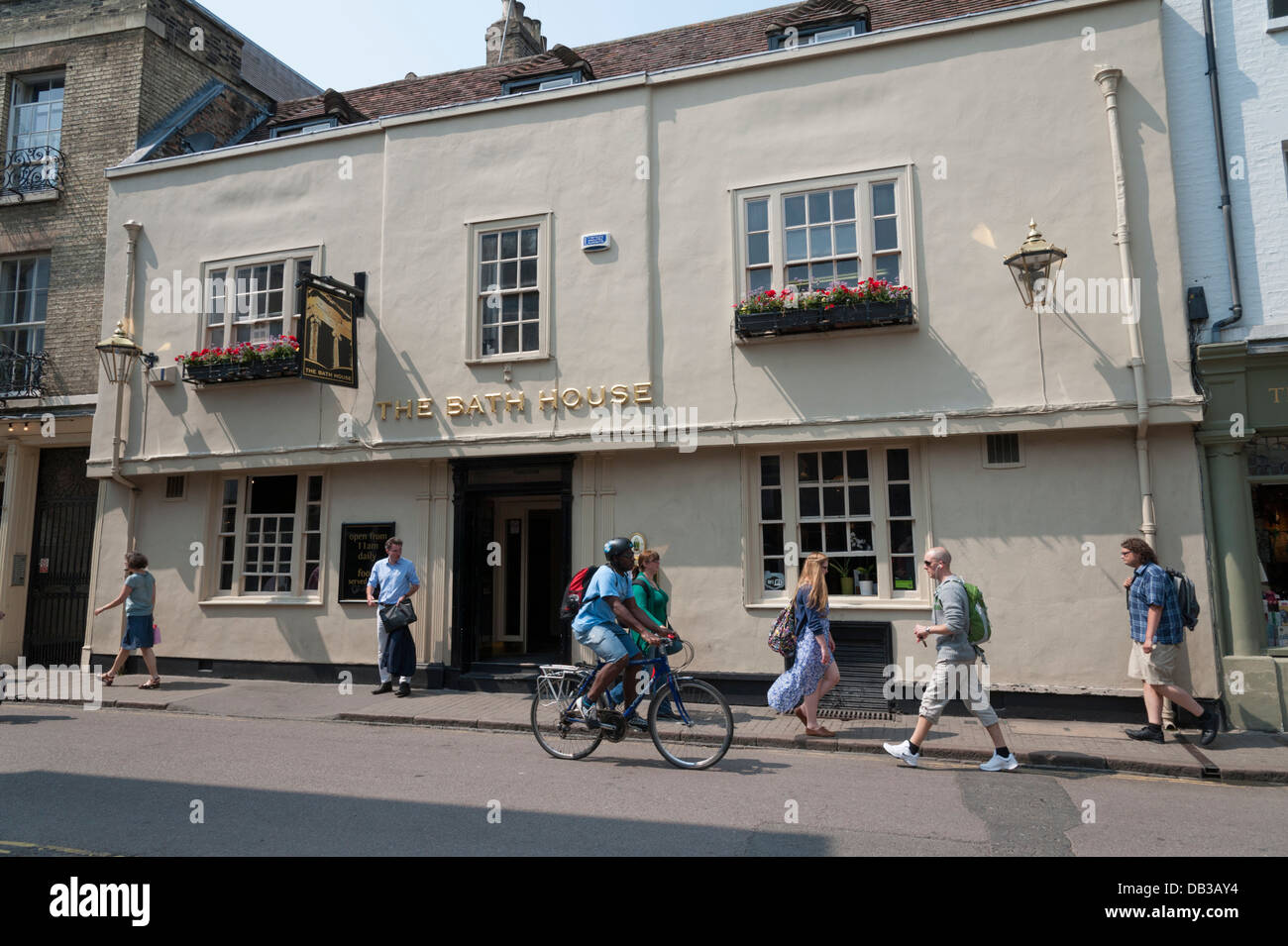 The Bath House pub Bene't Street Cambridge UK Stock Photo Alamy