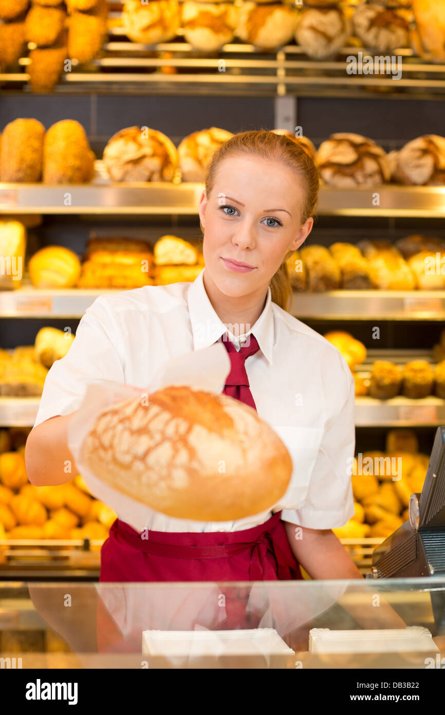Saleswoman bakery hires stock photography and images Alamy