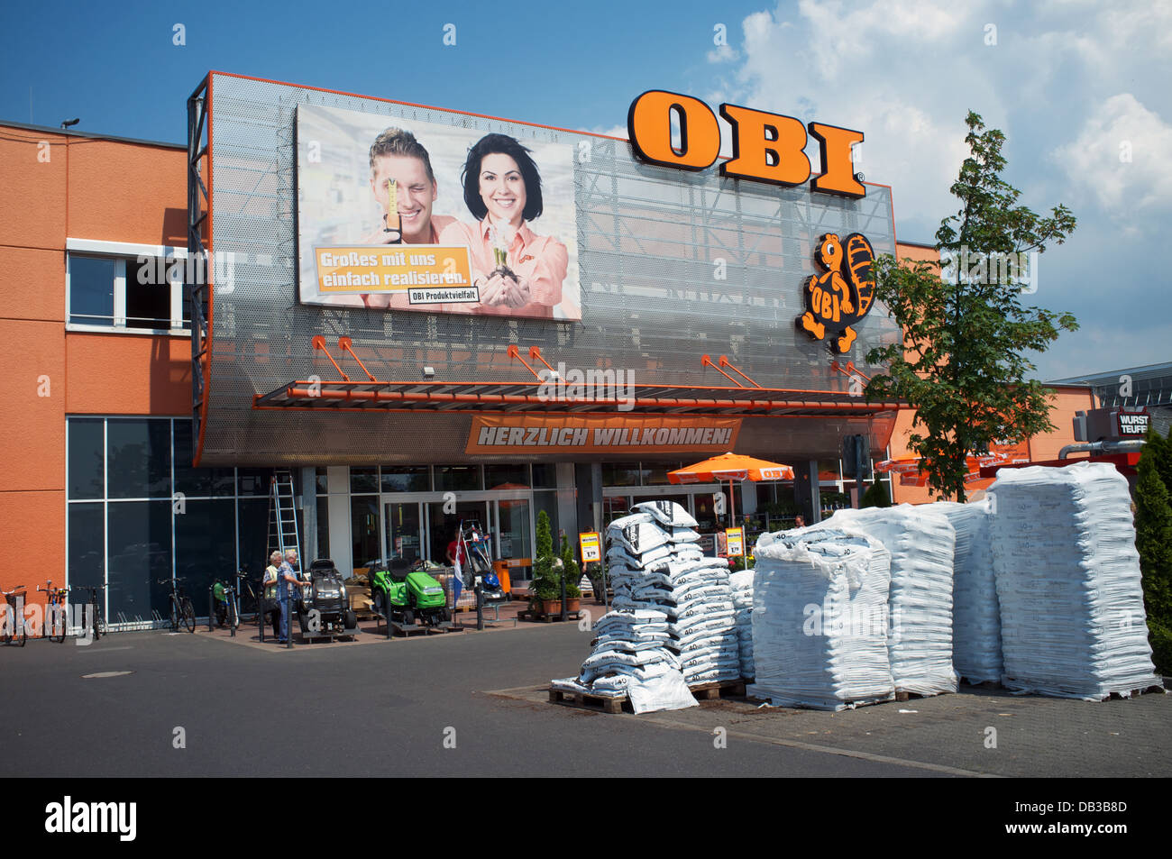 OBI DIY store Germany Stock Photo - Alamy