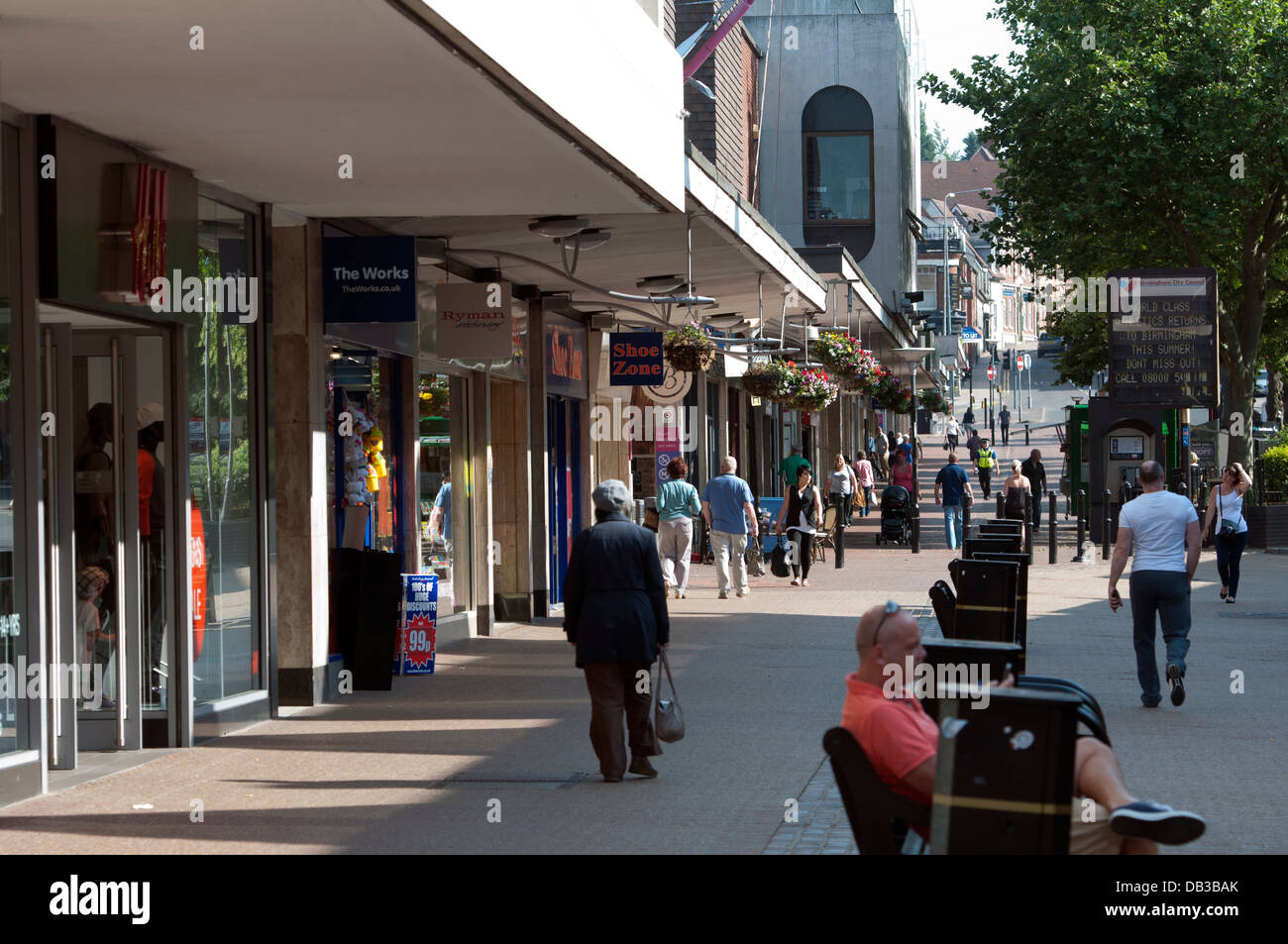 The Parade, Sutton Coldfield, West Midlands, England, UK Stock Photo