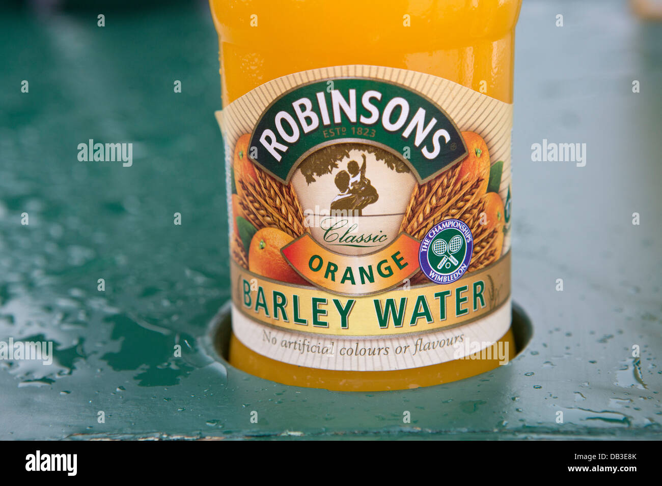Robinsons barley water bottle Stock Photo
