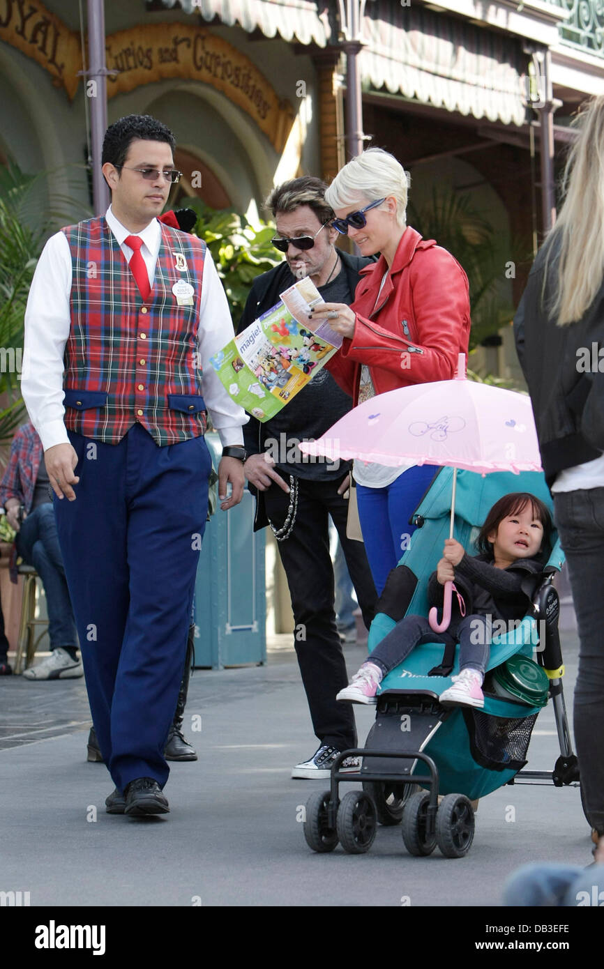 Laeticia Boudou And Jade Hallyday High Resolution Stock Photography And Images Alamy