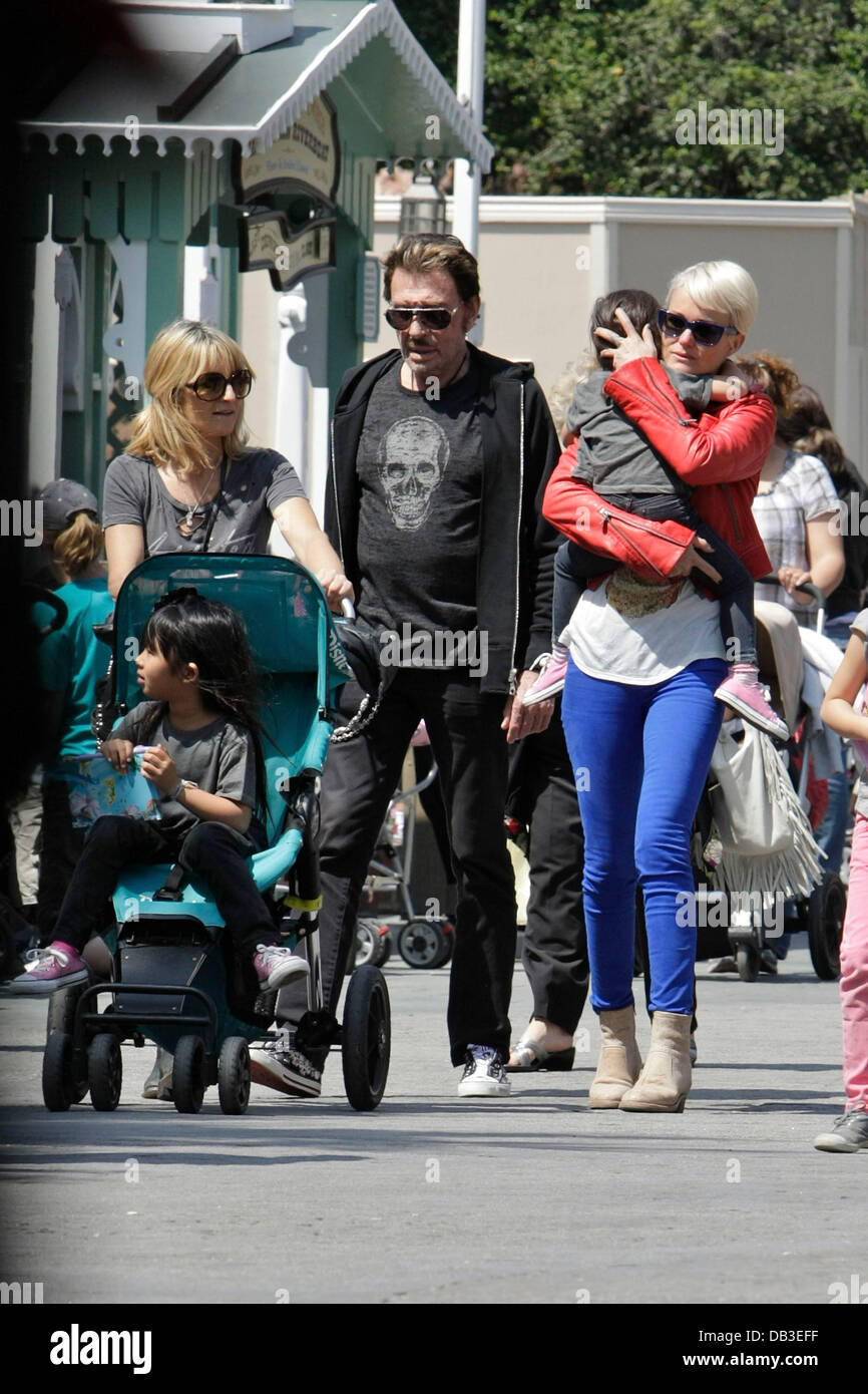 Laeticia Boudou And Jade Hallyday High Resolution Stock Photography And Images Alamy