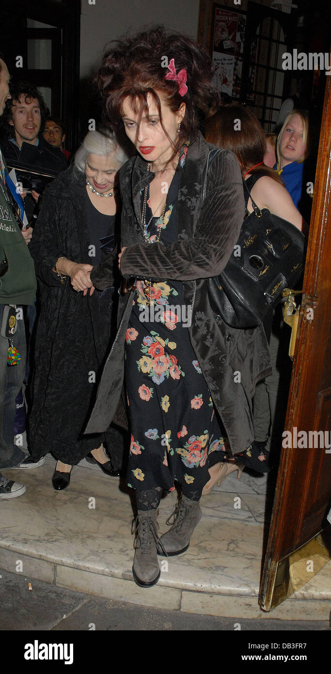 Helena Bonham Carter, Betty Blue Eyes press night at The Novello ...