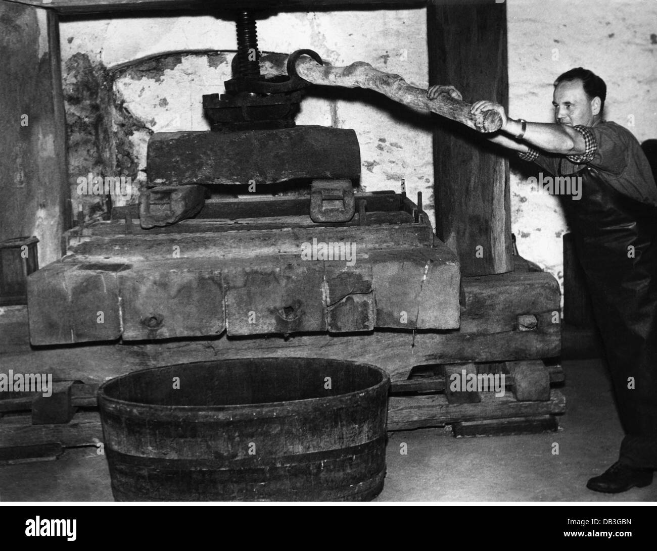 agriculture, winegrowing, pressing of the wine, the oldest winepress