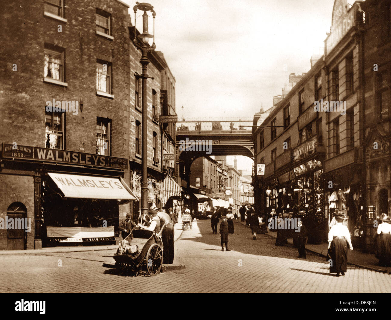 Stockport Underbank early 1900s Stock Photo Alamy