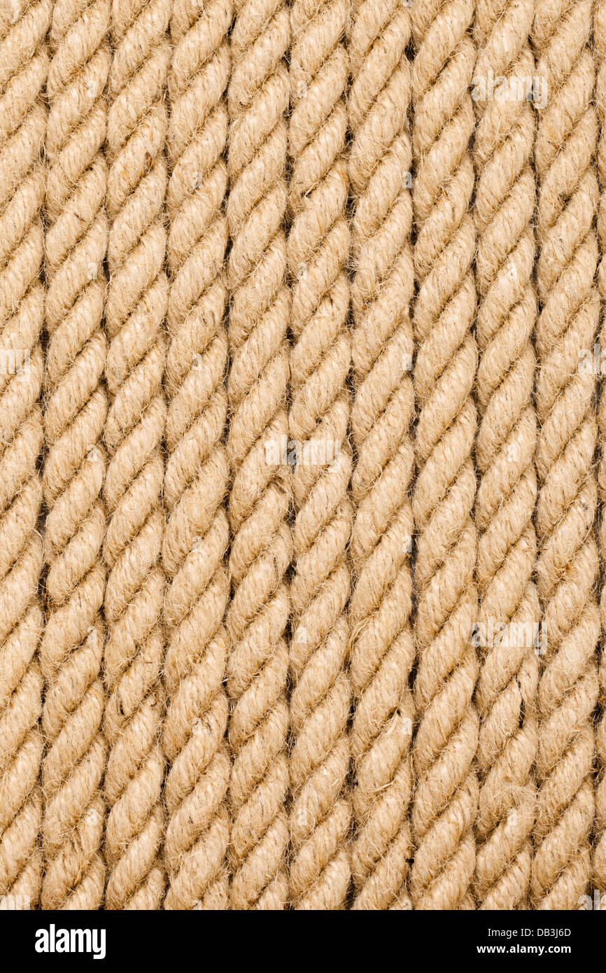 Perfect yellow rough rope texture Stock Photo - Alamy