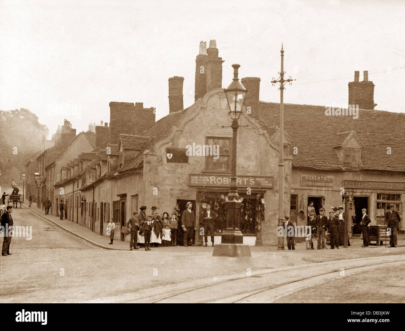 Stourbridge Church Street and Hagley Road early 1900s Stock Photo Alamy