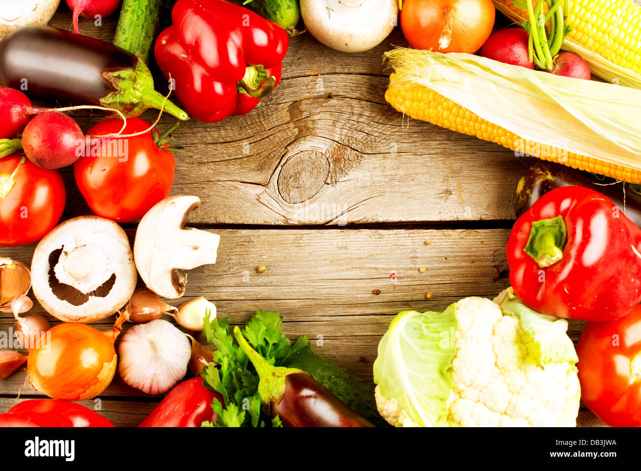Vegetables background design organic hi-res stock photography and ...