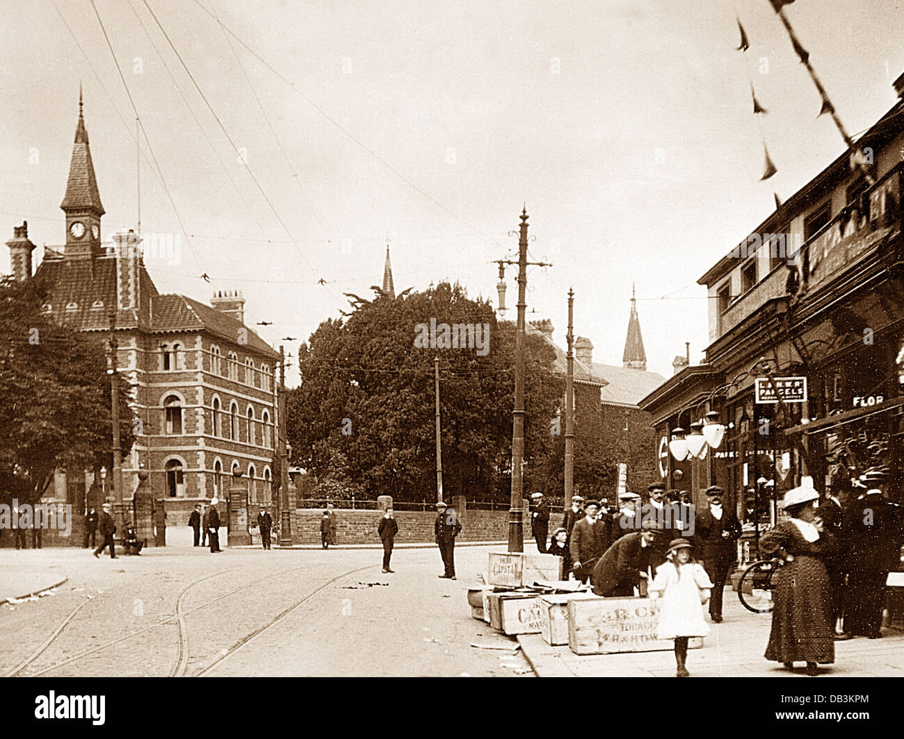 Swansea St. Helen's Road early 1900s Stock Photo Alamy