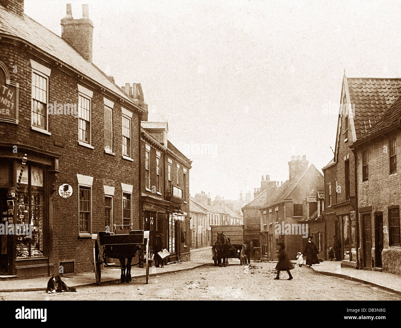 Hornsea Southgate early 1900s Stock Photo Alamy