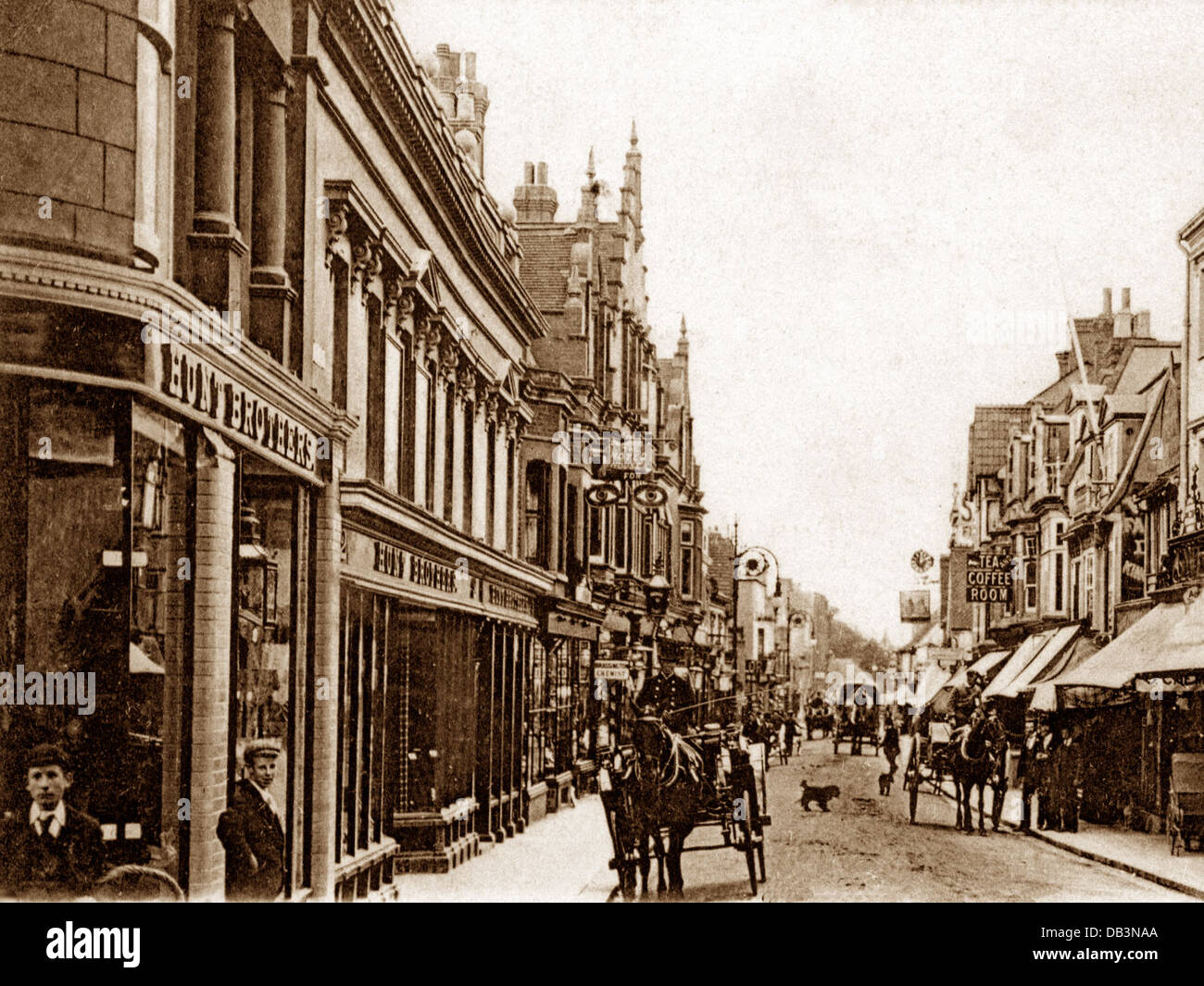 Horsham West Street early 1900s Stock Photo