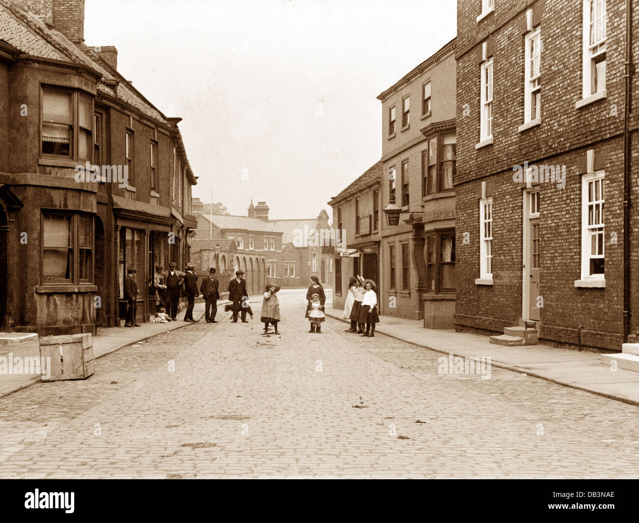 Howden Bridge Gate early 1900s Stock Photo Alamy