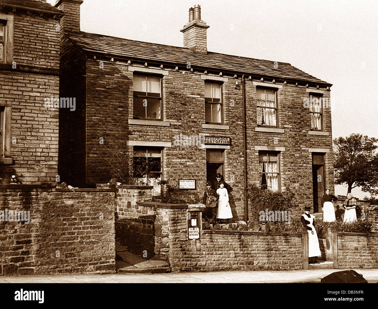 Sheepridge Post Office Huddersfield early 1900s Stock Photo Alamy