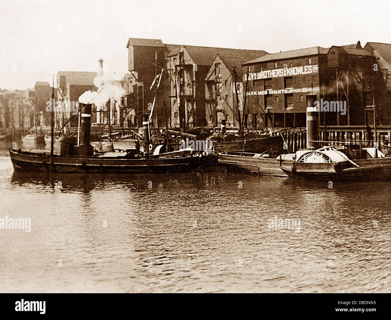 Hull Docks early 1900s Stock Photo