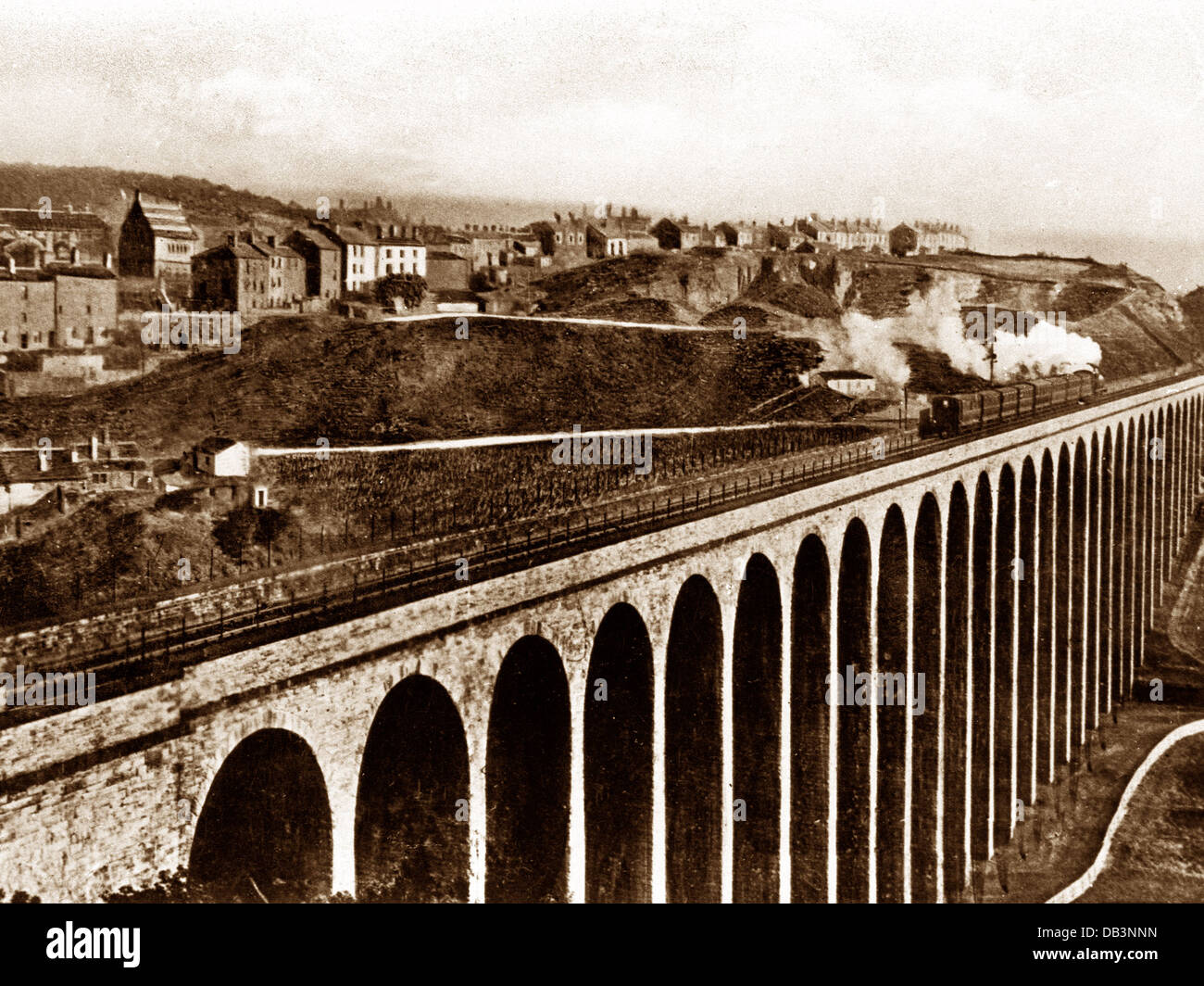 Huddersfield Lockwood Railway Viaduct early 1900s Stock Photo Alamy
